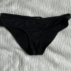 black bikini bottoms